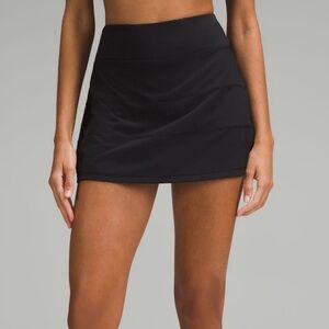 Lululemon Black Pace Rival Skirt Tall